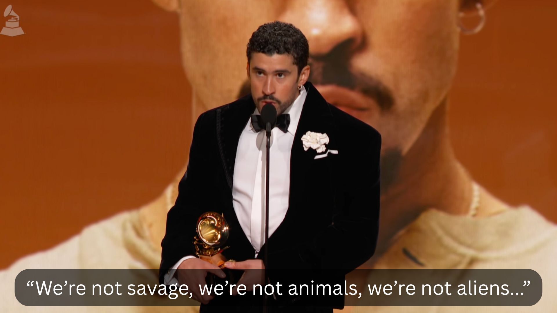 Bad Bunny ICE Grammys