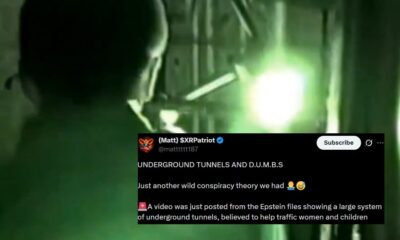 Epstein island tunnel footage