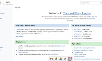 JWiki Epstein database