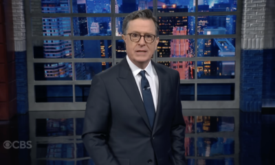 Stephen Colbert Prince Andrew arrest photo