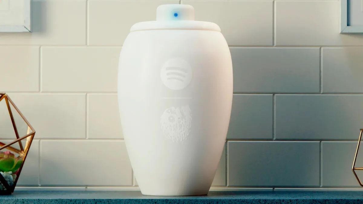 Spotify urn speaker