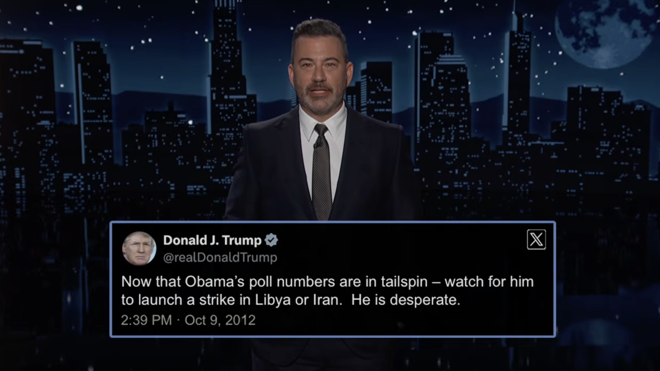 Jimmy Kimmel Trump Iran