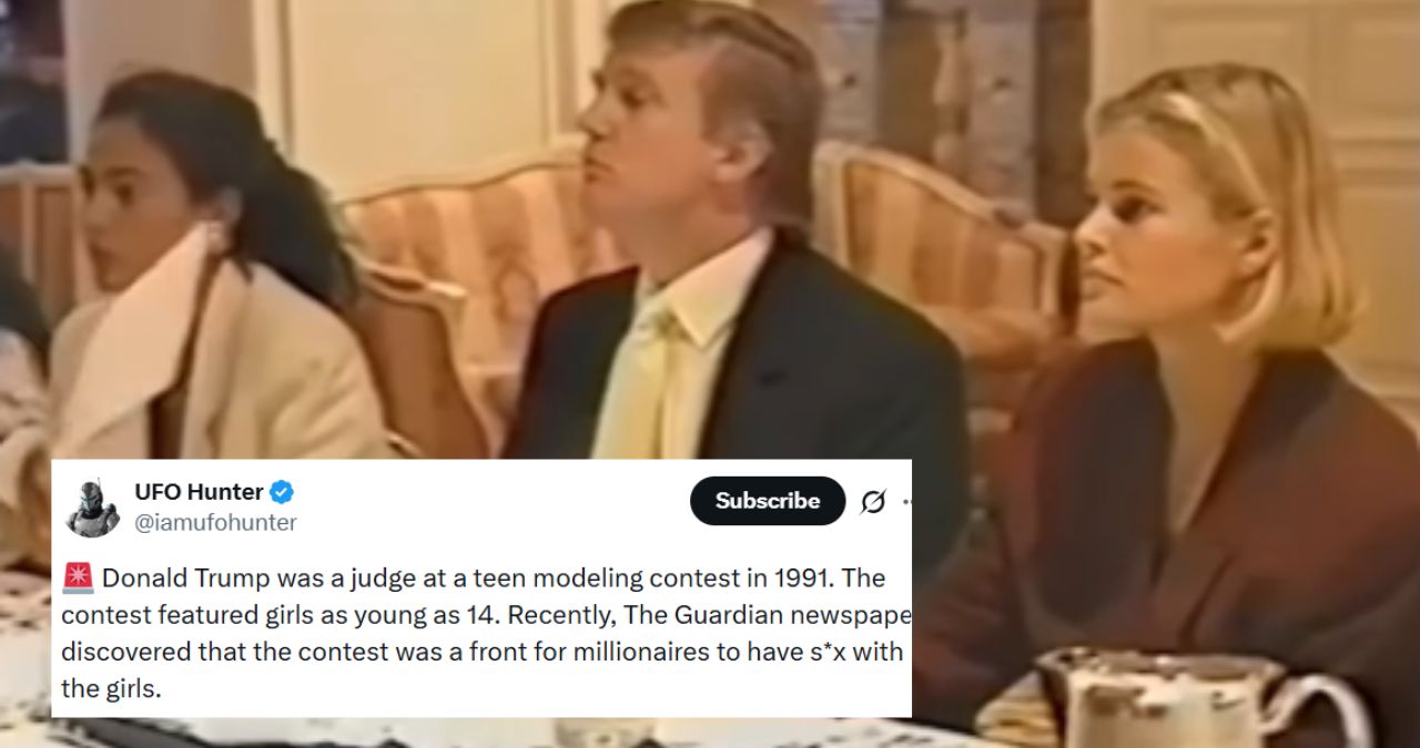 Donald Trump modeling pageant 1991