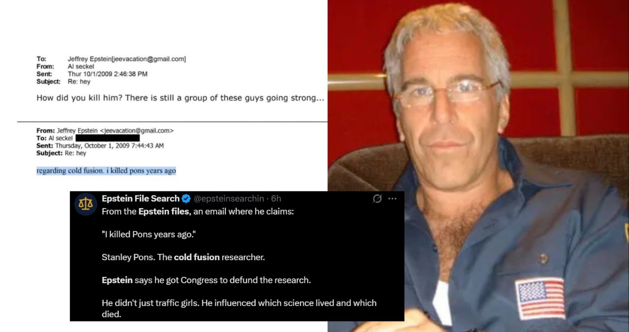 Epstein cold fusion claim