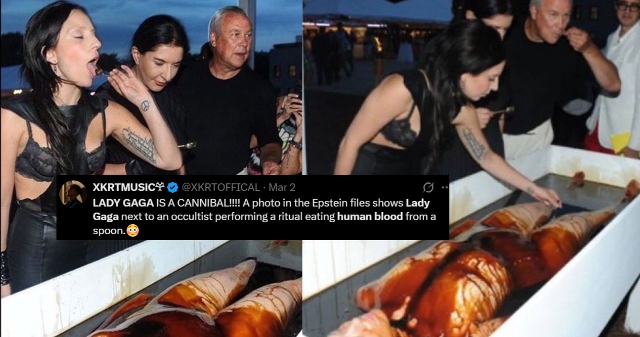 Lady Gaga Epstein photo