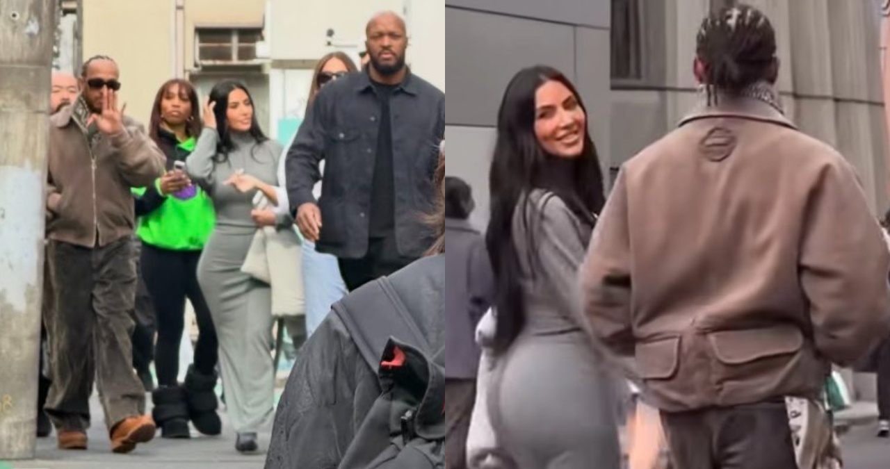 Kim Kardashian Lewis Hamilton Tokyo