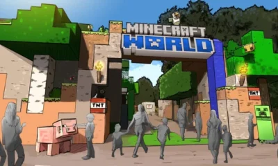 Minecraft theme park