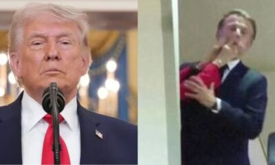 Trump criticizes Macron