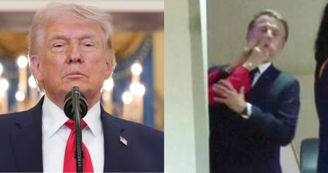 Trump criticizes Macron