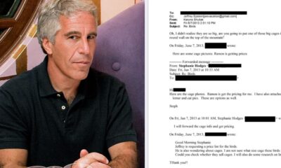 Epstein files cages