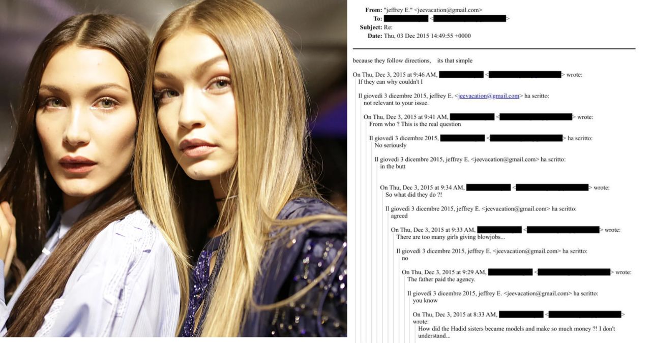 Gigi Hadid Epstein files