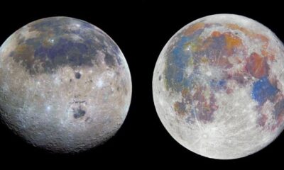 Artemis II Moon colors