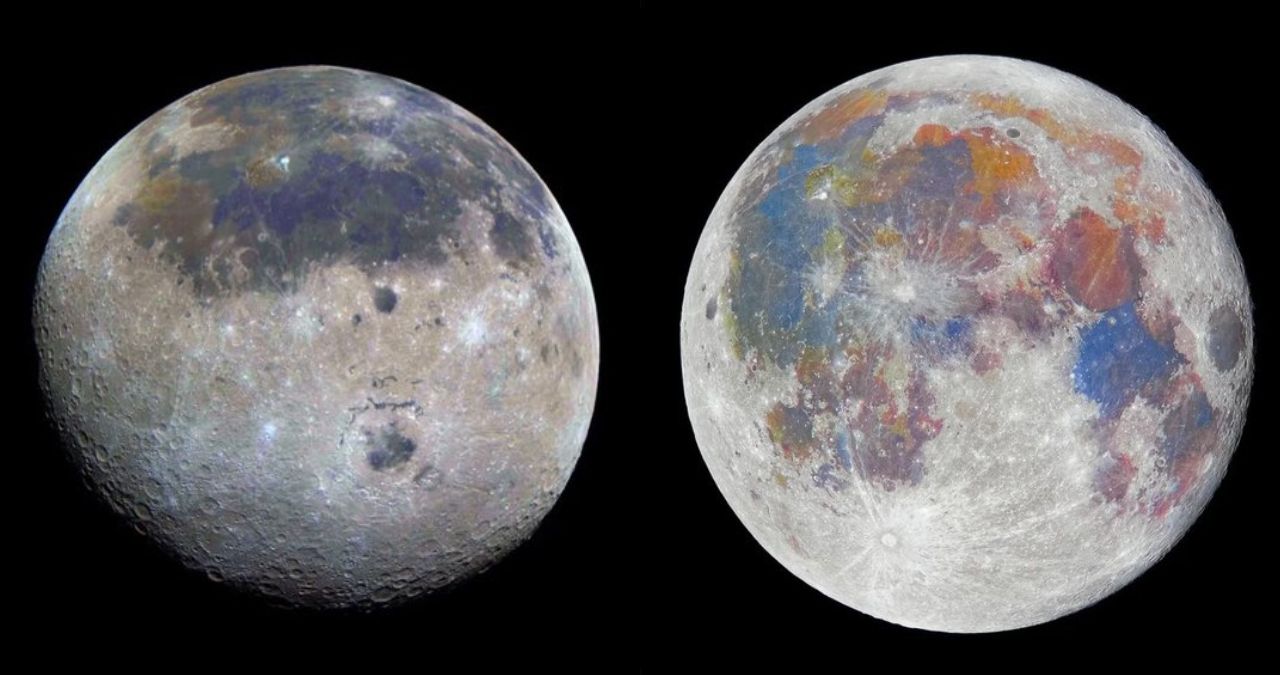 Artemis II Moon colors