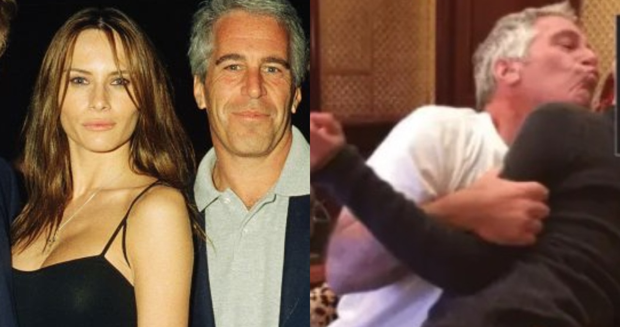 Jeffrey Epstein Melania Trump photo