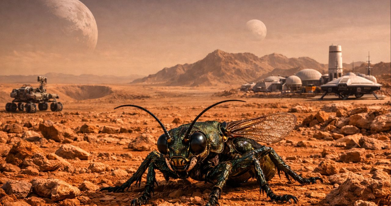 insect on Mars