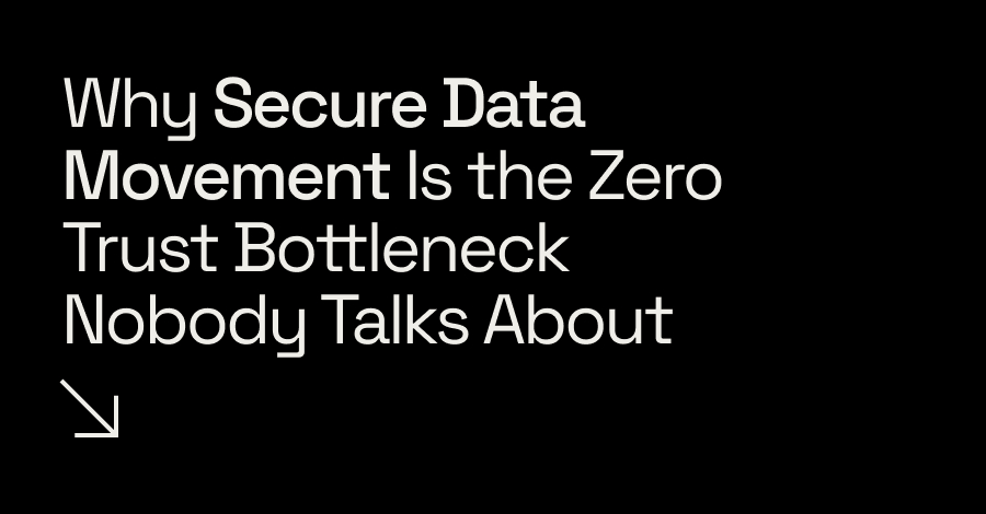 Zero Trust data movement bottleneck