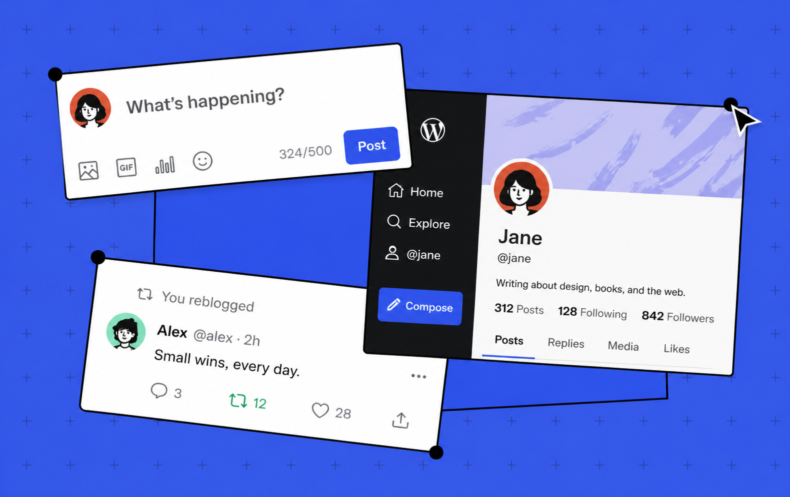 short-form blogging theme