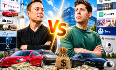 Elon Musk Sam Altman net worth 2026