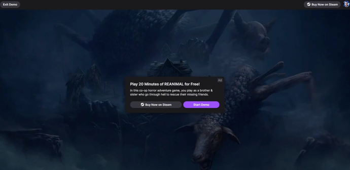 playable game demos Twitch