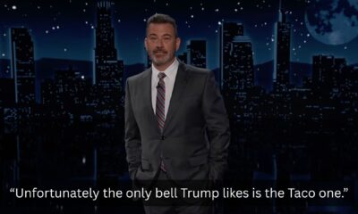 Trump Receives Golden Bell from King Charles, Kimmel Reacts