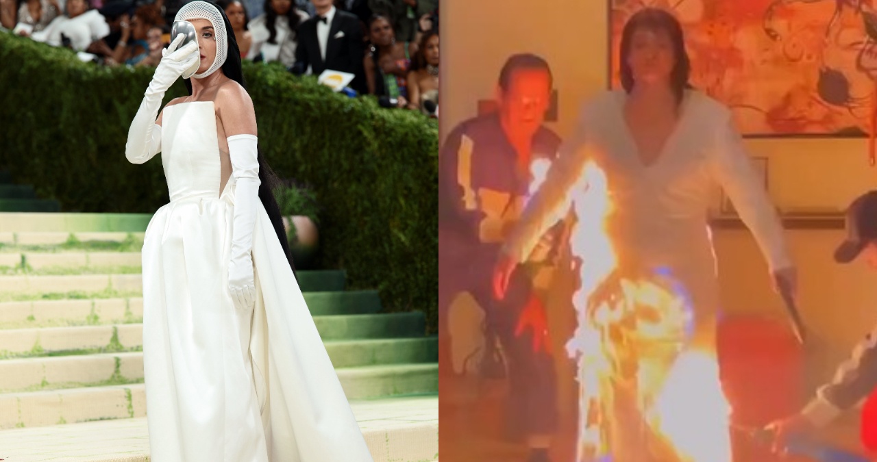 Katy Perry Met Gala 2026 fire