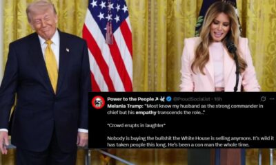Melania Trump laughter video