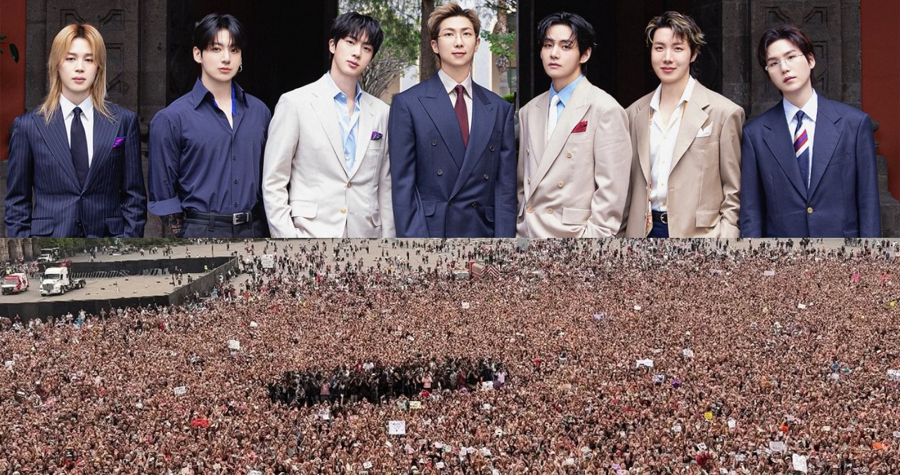 BTS Mexico City rally