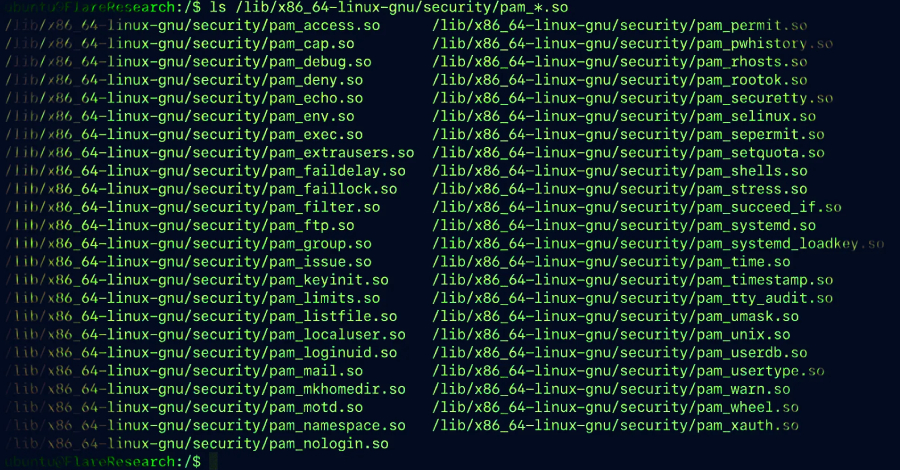Linux backdoor PAM