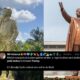 Trump gold statue viral