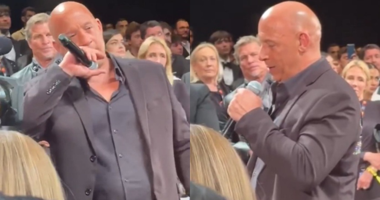 Vin Diesel Paul Walker tribute Cannes