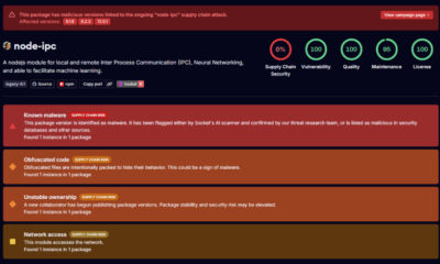 node-ipc backdoor