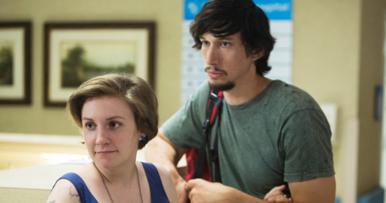 Adam Driver chair throwing Girls
