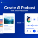 AI podcast generation